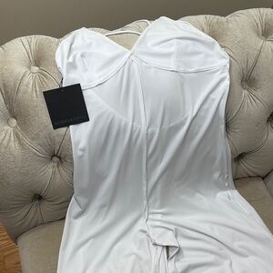 Norma Kamali White jumpsuit